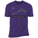 CSCO Stock 5y   Premium T-Shirt