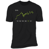 DVA Stock 1y Premium T-Shirt