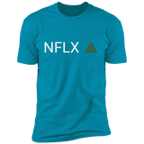 NFLX Green Ticker Premium T-Shirt