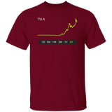 TSLA Stock 5Y Regular T-Shirt