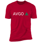 AVGO Ticker Green Premium T-Shirt