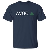 AVGO Ticker Green Regular T-Shirt