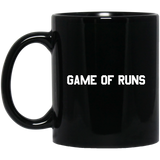 GAME OF RUNS Black Mug