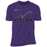 MSFT Stock 1y Premium T-Shirt