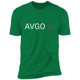AVGO Ticker Green Premium T-Shirt