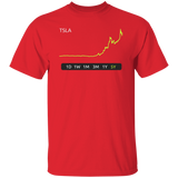 TSLA Stock 5Y Regular T-Shirt