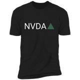 NVDA Green Ticker Premium T-Shirt