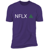 NFLX Green Ticker Premium T-Shirt