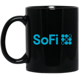 SoFi Logo 11 oz. Black Mug