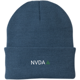 NVDA Green Ticker Knit Watch Cap