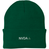 NVDA Green Ticker Knit Watch Cap