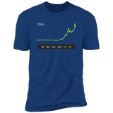TSLA Stock 5Y Premium T-Shirt