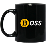 Bitcoin Boss 11 oz. Black Mug