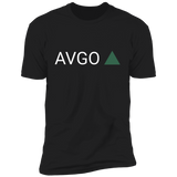 AVGO Ticker Green Premium T-Shirt