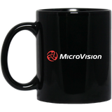 MicroVision Logo 11 oz. Black Mug